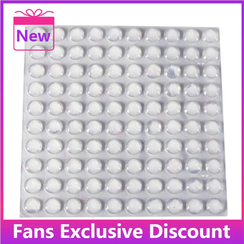 Новинка самоклеящиеся круглые бамперы из силикона 100 шт./лот мягкие прозрачные