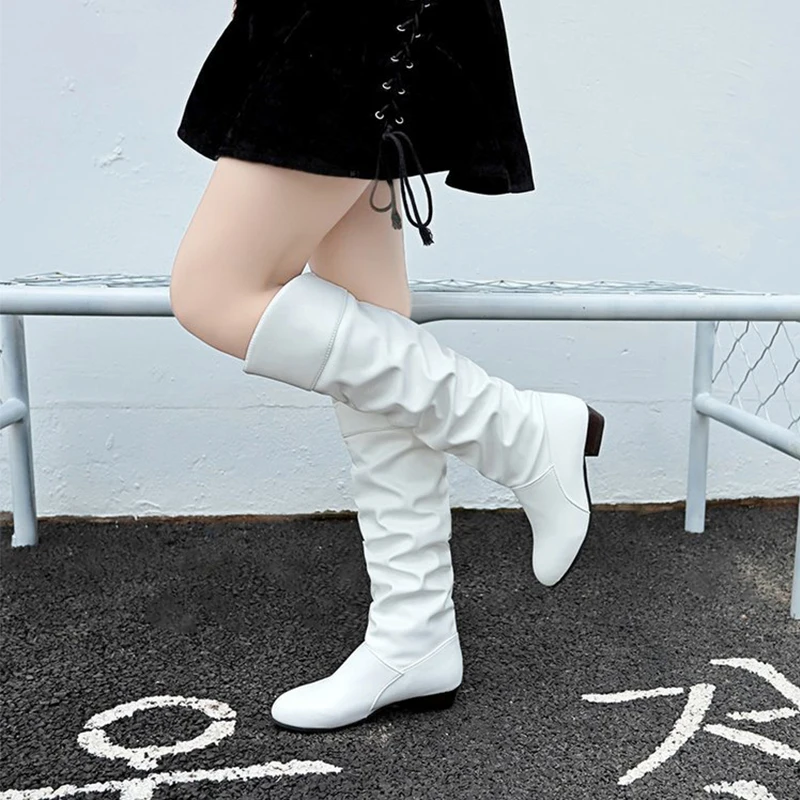 

Autumn Winter New Fashion Long Canister Women Boots Platform Warm Fur High Heel Winter Shoes Woman Casual Footwear Ladies Boots