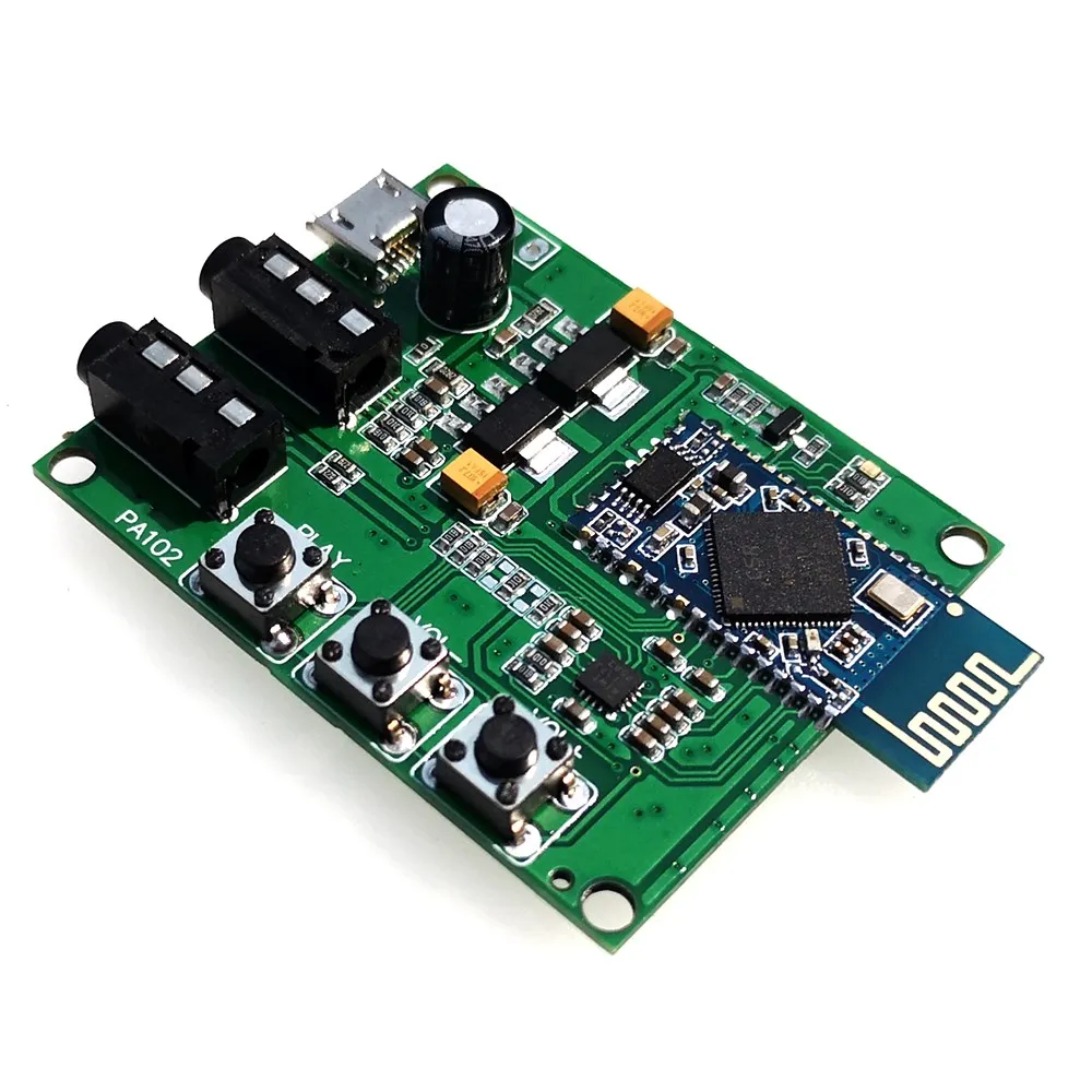 Модуль аудиоресивера PA202 Bluetooth 4 2 aptx-LL Amp CSRA64215 aux | Электроника