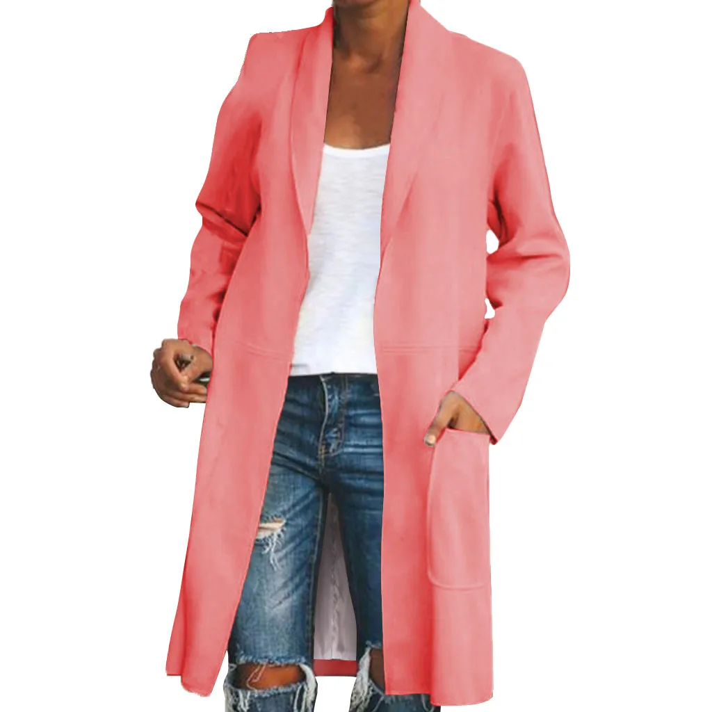 Женская Повседневная Верхняя одежда с длинным рукавом пальто свитер кардиган