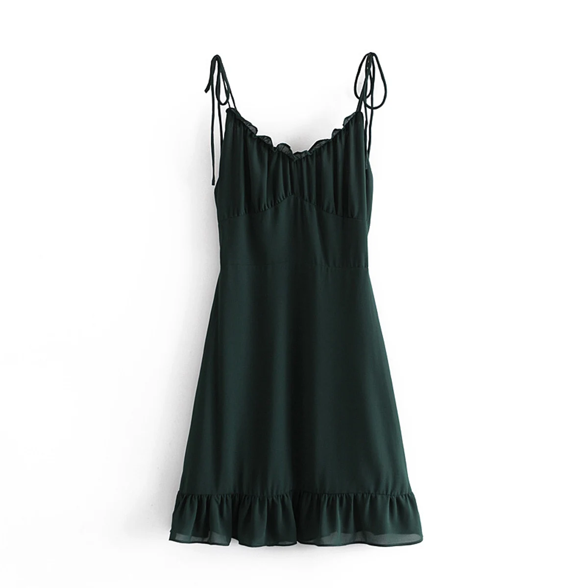 

Vintage V Neck Sleeveless Mini Cami Dress DLQZ414