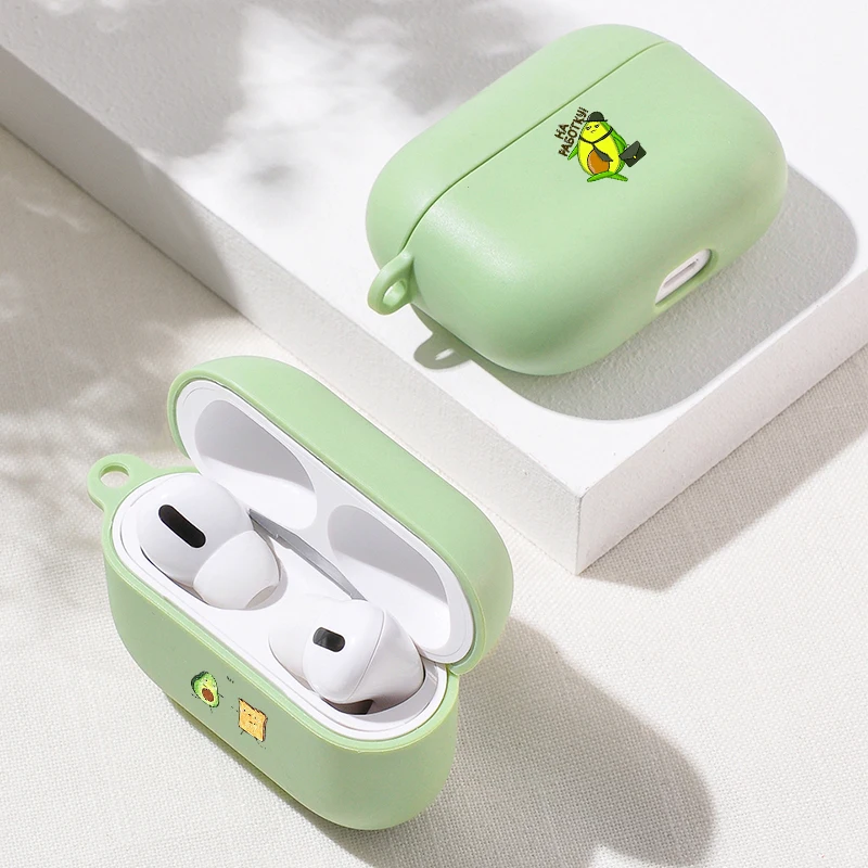 Милый мягкий чехол для наушников с авокадо Apple Airpods Pro беспроводной Bluetooth