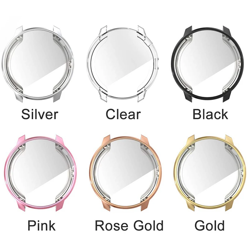 

360 Cover HD Screen Protector Case For Garmin Vivoactive 3 Music Watch Smartwatch On The Active 3 Vivoactive3 Band 3D Protection