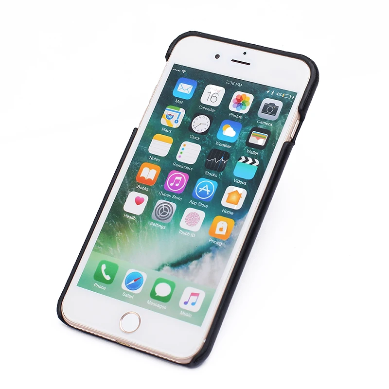 Solque из натуральной кожи матовый чехол для iPhone 7 8 6 6S Plus 7Plus 8Plus SE2 телефон роскошный