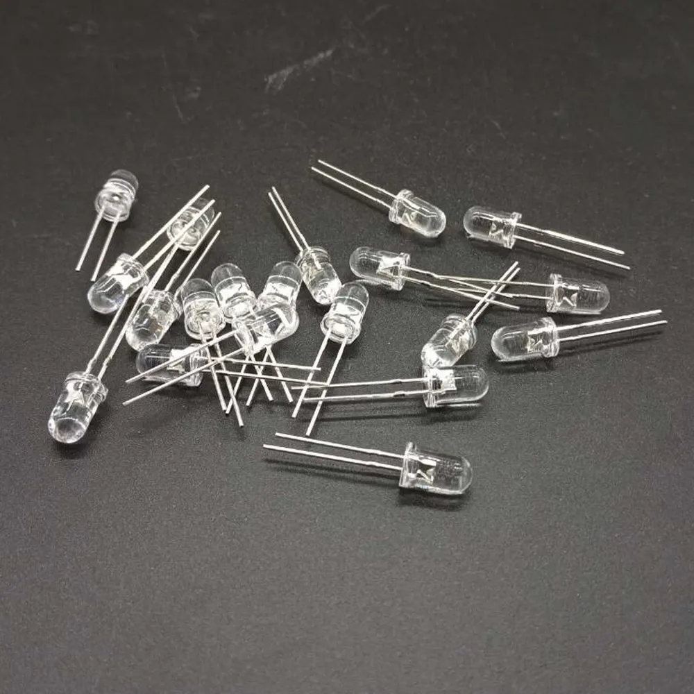 100 шт. ультрафиолетовые светоизлучающие светодиодсветодиодный лампы 3 мм 5