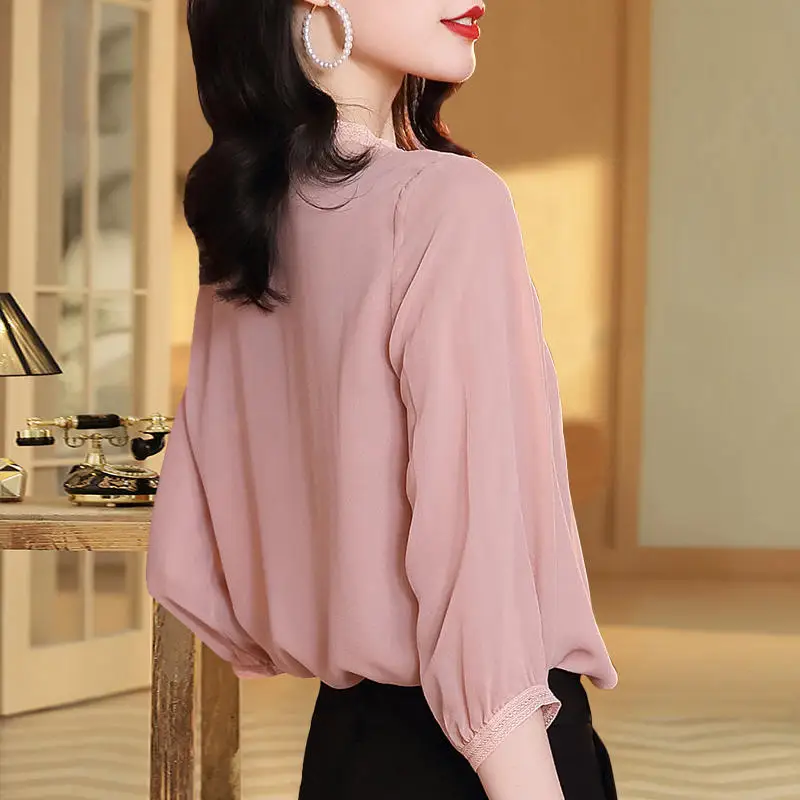 

Vintage Silk Blouse Women Clothes Casual Plus Size Shirts Female Embroidered Streetwear Fashion Ladies Tops Blusas Mujer Q3619