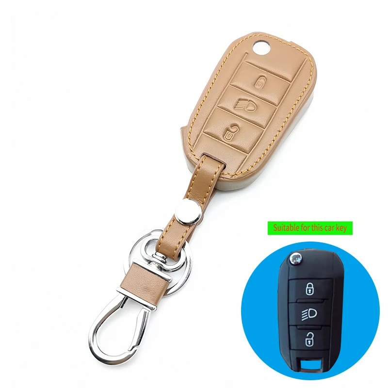Умный пульт дистанционного управления 3 Кнопка чехол для ключа Peugeot 3008 208 308 508 408 2008