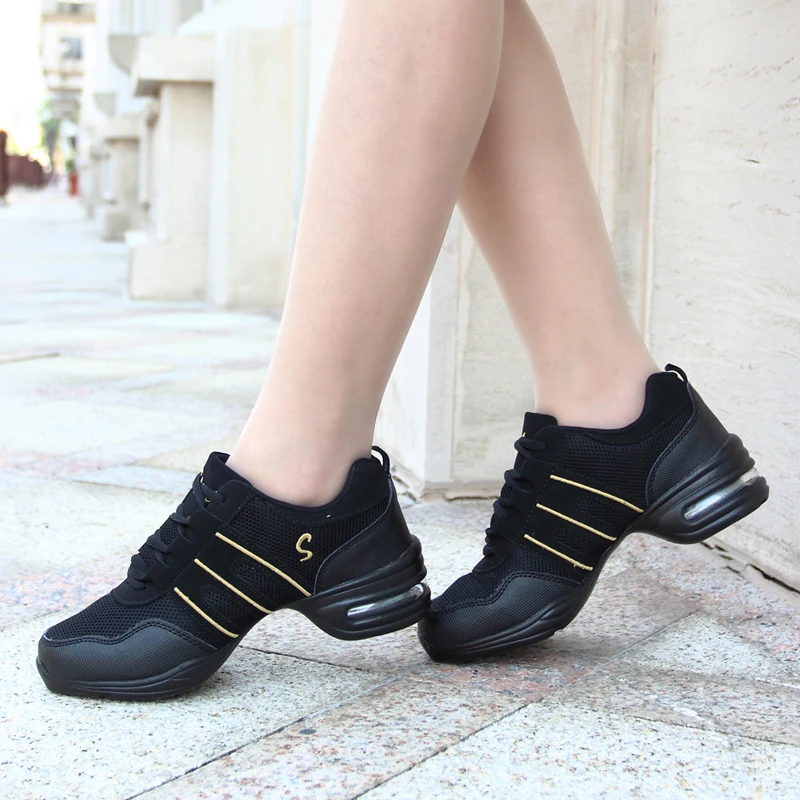 

New 2021 Women Dance Shoes girls Sports Soft Outsole Breath women sneakers Practice Shoes Modern Jazz Shoes Sneakers