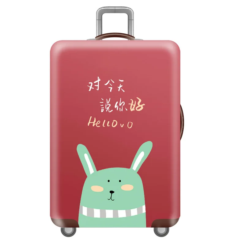 G Luggage cover Уплотненная Крышка для багажа, эластичные Защитные чехлы для багажа, аксессуары для путешествий для пары, чехол для чемодана 18-32 дюймов - Цвет: G Luggage cover