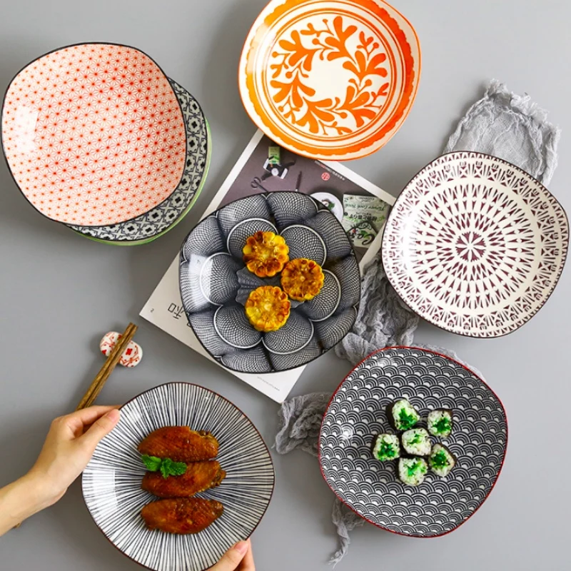 Тарелка для салата обеденное блюдо тарелки завтрака в скандинавском стиле