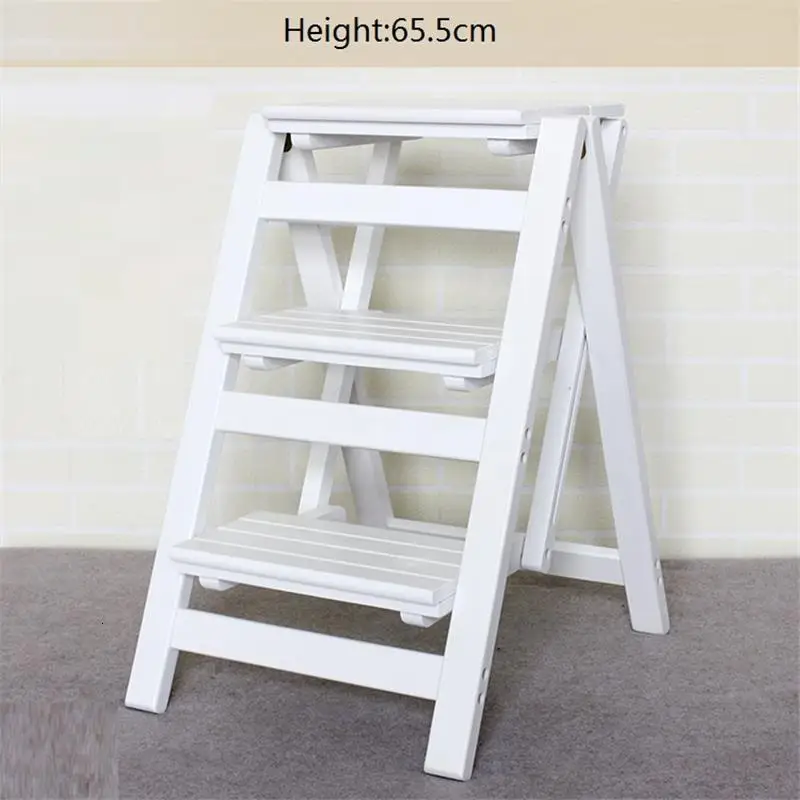 Деревянная лестница для детской ванной комнаты стул-стремянка | Мебель
