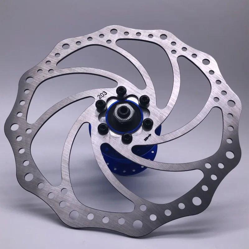 Велосипедный дисковый тормоз с винтами ротор 203 мм для горного велосипеда шесть