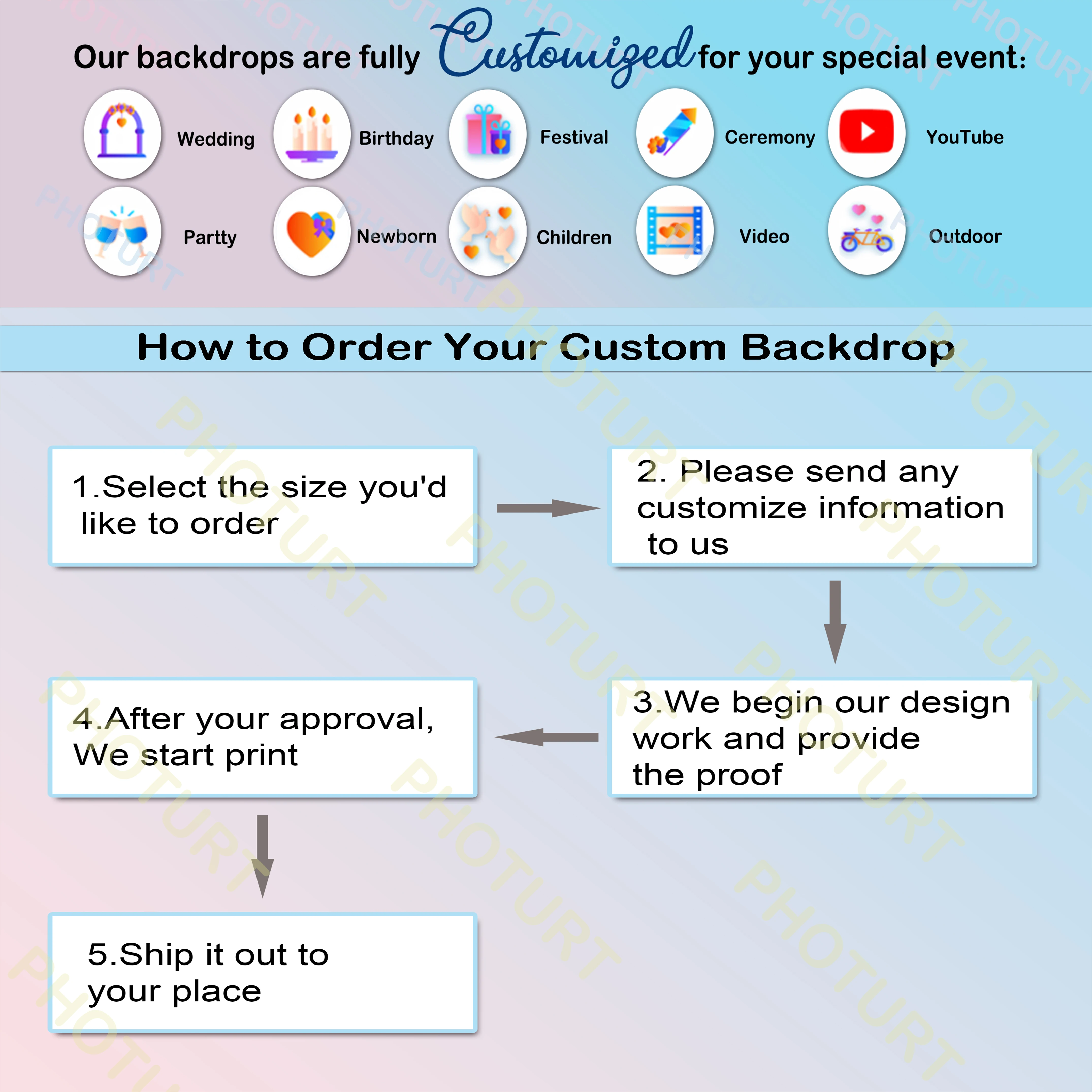 PHOTURT День Святого Валентина фотографии фоны свадебный душ Свадебные украшения