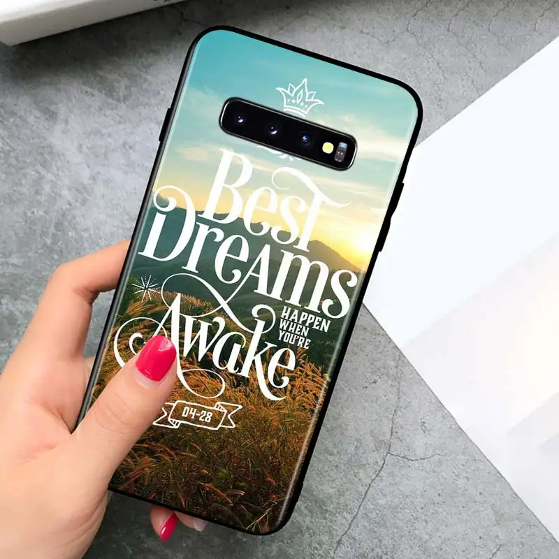 

Motivational Quotes for Samsung S20 FE Ultra Plus A91 A81 A71 A51 A41 A31 A21 A11 A12 A72 A52 A42 A32 A12 Phone Case