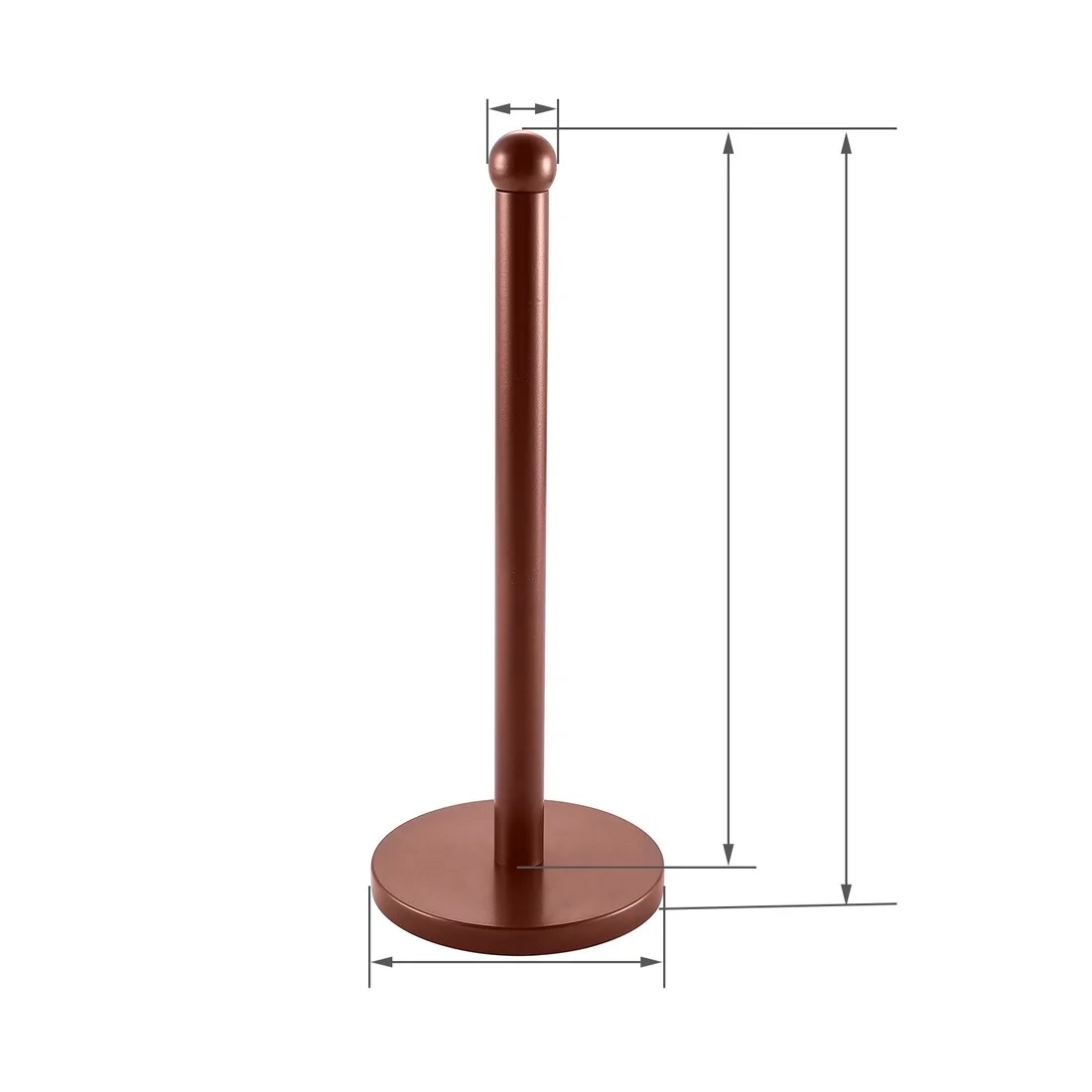 Держатель для бумажных полотенец Bronze Tissue Rack Stainless Steel Roll Paper Towel Holder Kitchen Napkin Toilet Stand Bathroom Home Accessories.