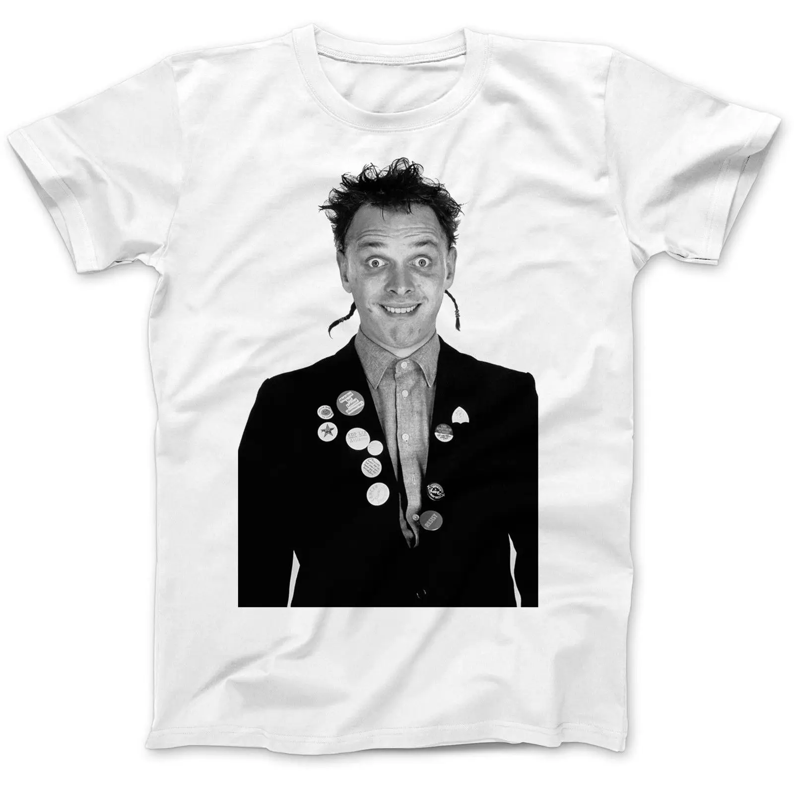 Футболка Rik Mayall из 100% хлопка премиум класса летняя футболка с круглым вырезом
