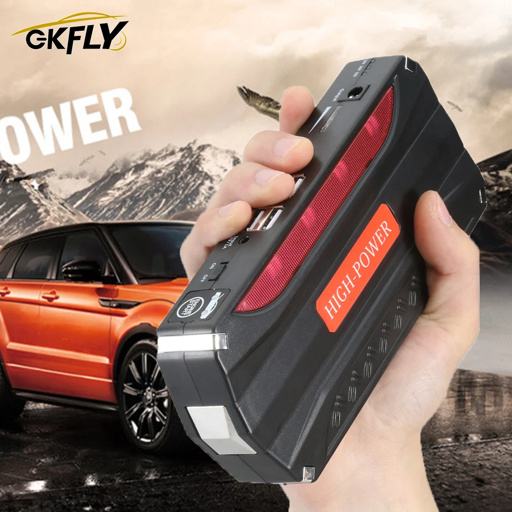 

GKFLY 12V Car Jump Starter Power Bank Portable Car Battery Booster Power Buster Charger Starting Device Diesel Car Starter