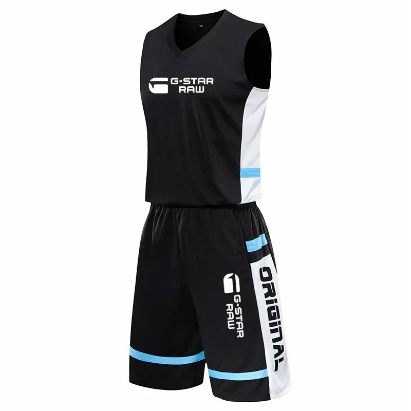 

Short-sleeved T-shirt suit men 2021 new summer men's fashion casual sports suit handsome trend half-sleeved two-piece suit