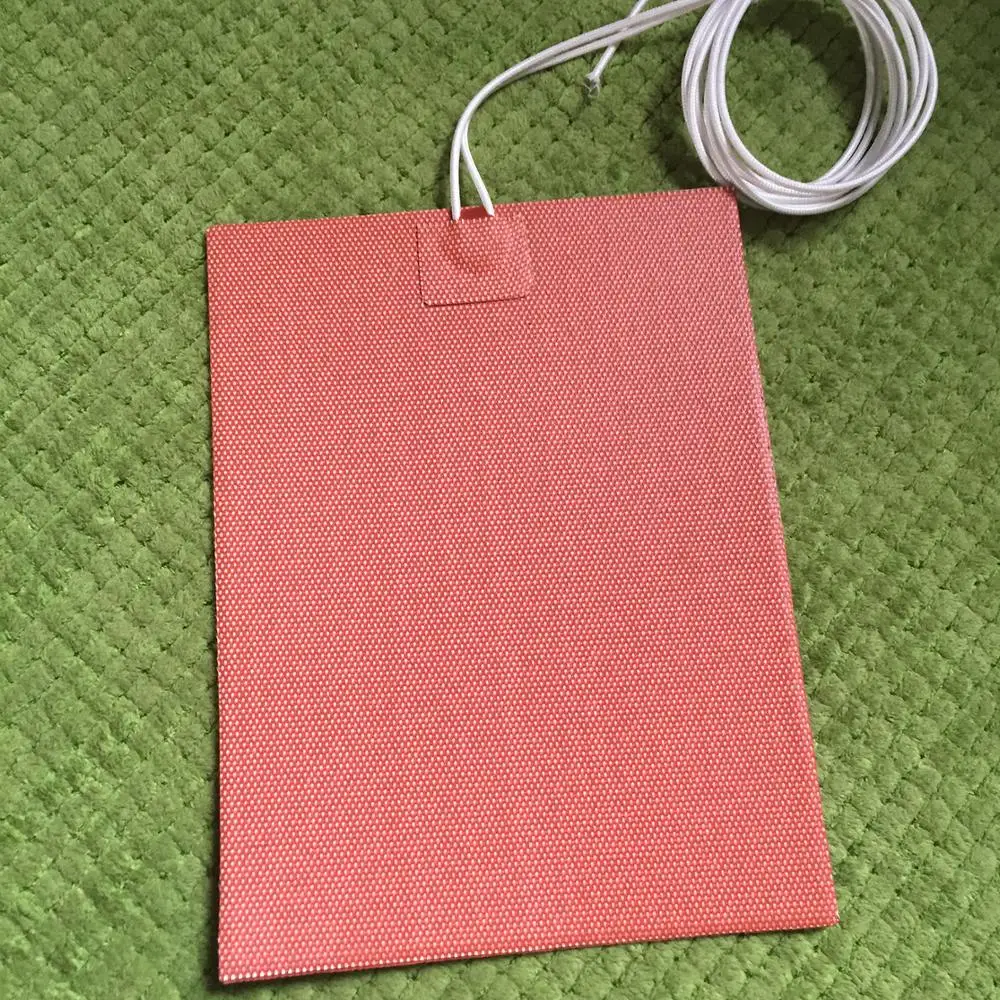 

6" X 10" (150mm X 254mm) 300W 220V Universal Flexible Silicone Heater Pad/Element,silicone heating element Custom Design Welcome