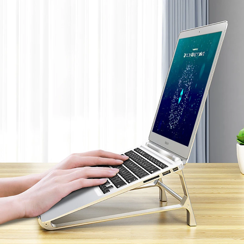 Подставка для ноутбука кронштейн портативный держатель охлаждающая стойка из