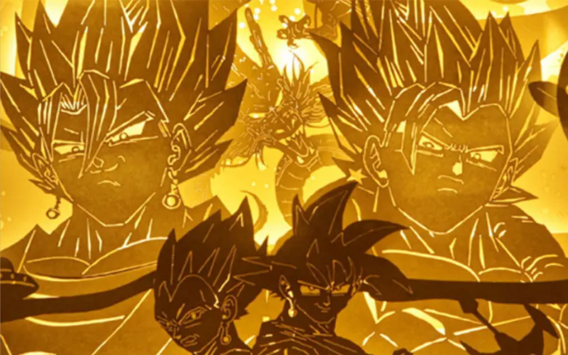 3D Dragon Ball Z Goku Vegeta светодиодный Ночной светильник DIY ручной работы бумажная скульптура светодиодный ночник USB бумажный резной светильник Рождественский подарок
