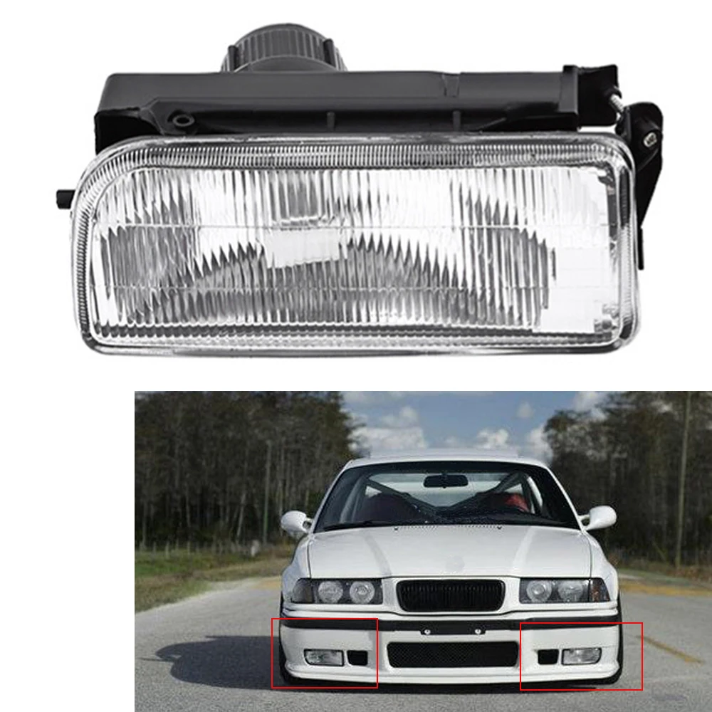 Front Bumper Fog Light For BMW E36 1992-1998 H1 Base Without Bulbs Car-Detector Headlights Lens Lamp Car-Styling | Автомобили и