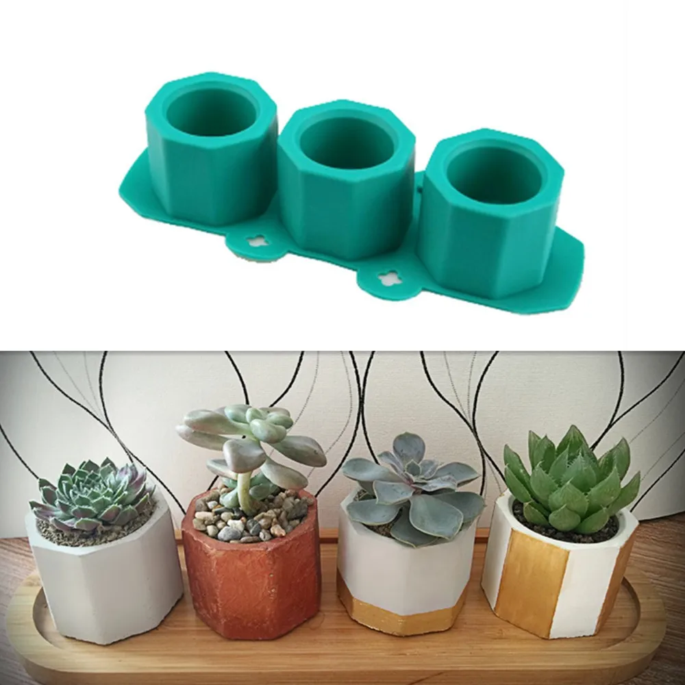 Формочки для горшков DIY силиконовый цветочный горшок суккулентных растений