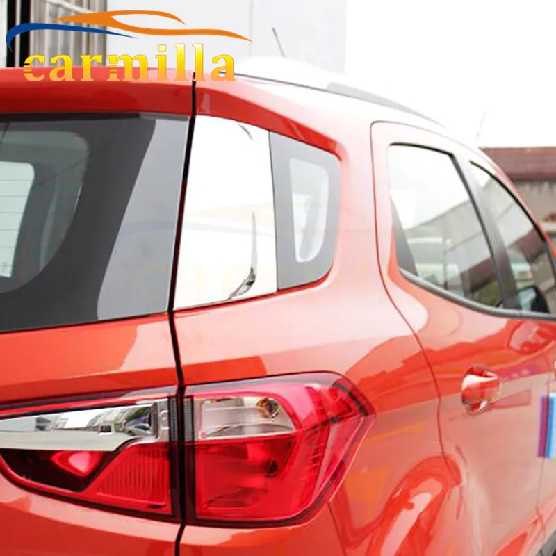 

Carmilla задний экран для автомобиля, боковая Накладка для Ford EcoSport 2013 2014 2015 2016 2017 2018 2019 2020 аксессуары