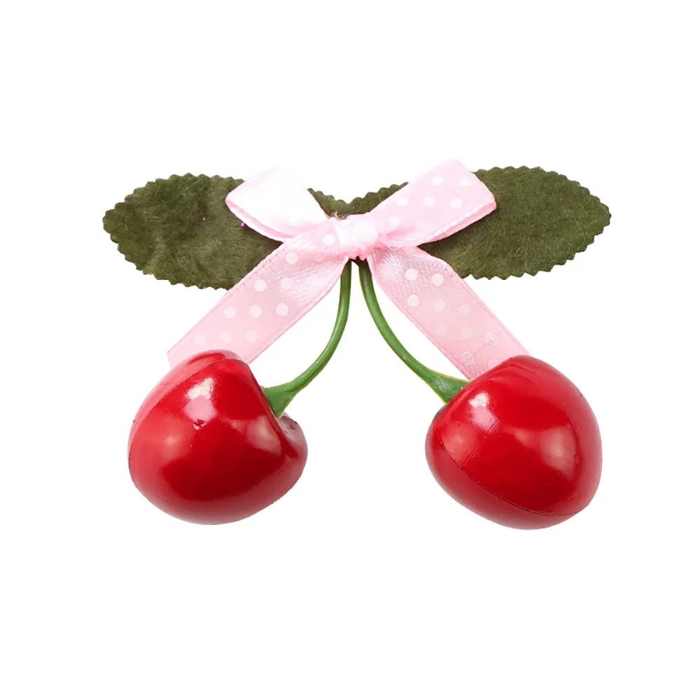 2 шт. заколки для волос в виде вишни высокое качество девочек | Детская одежда и