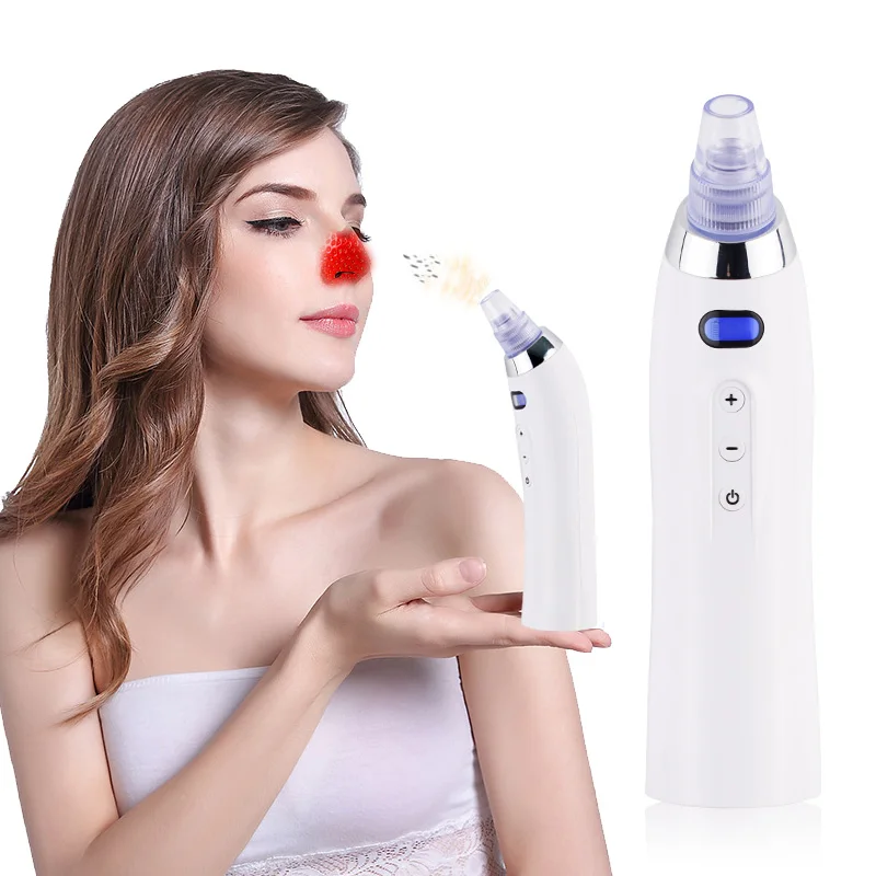 Электрический Очиститель лица Уход за лицом вакуумный отсос угрей жидкость для