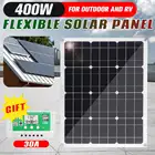 800 Вт 400 Вт солнечная панель для автомобиля яхты RV зарядное устройство для аккумулятора 18 в полугибкая монокристаллическая солнечная батарея DIY Кабель перезаряжаемая мощность