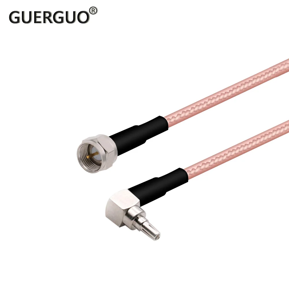 

100PCS F Male switch CRC9 Right Angle RG316 Pigtail Cable 15cm/30cm/50cm/100cm custom Cable Adapter wholesale for 3G Modem
