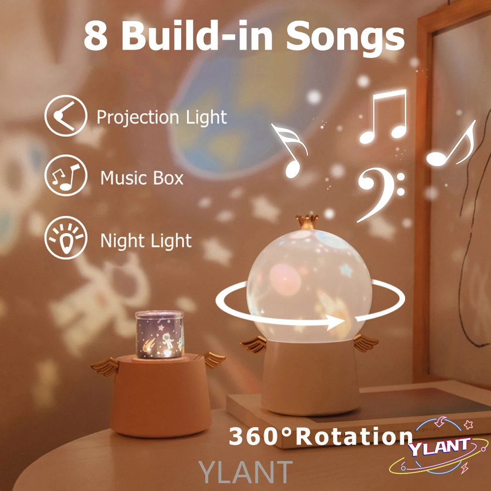 

SWT Projector Star Light Children LED Night Lamp Bedroom Decor Baby Kids Table Lamp Starry Sky Night Light