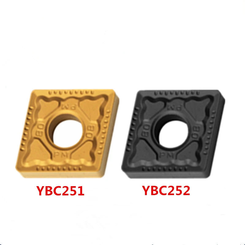 CNMG120404 CNMG120408 CNMG120412 PM YBC251 YBC252 10 шт. Zcc.ct карбидные вставки обработка: сталь |