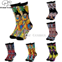 plstar cosmos cotton socks cartoon 3d print socks high socks men women high quality long socks novelty socks