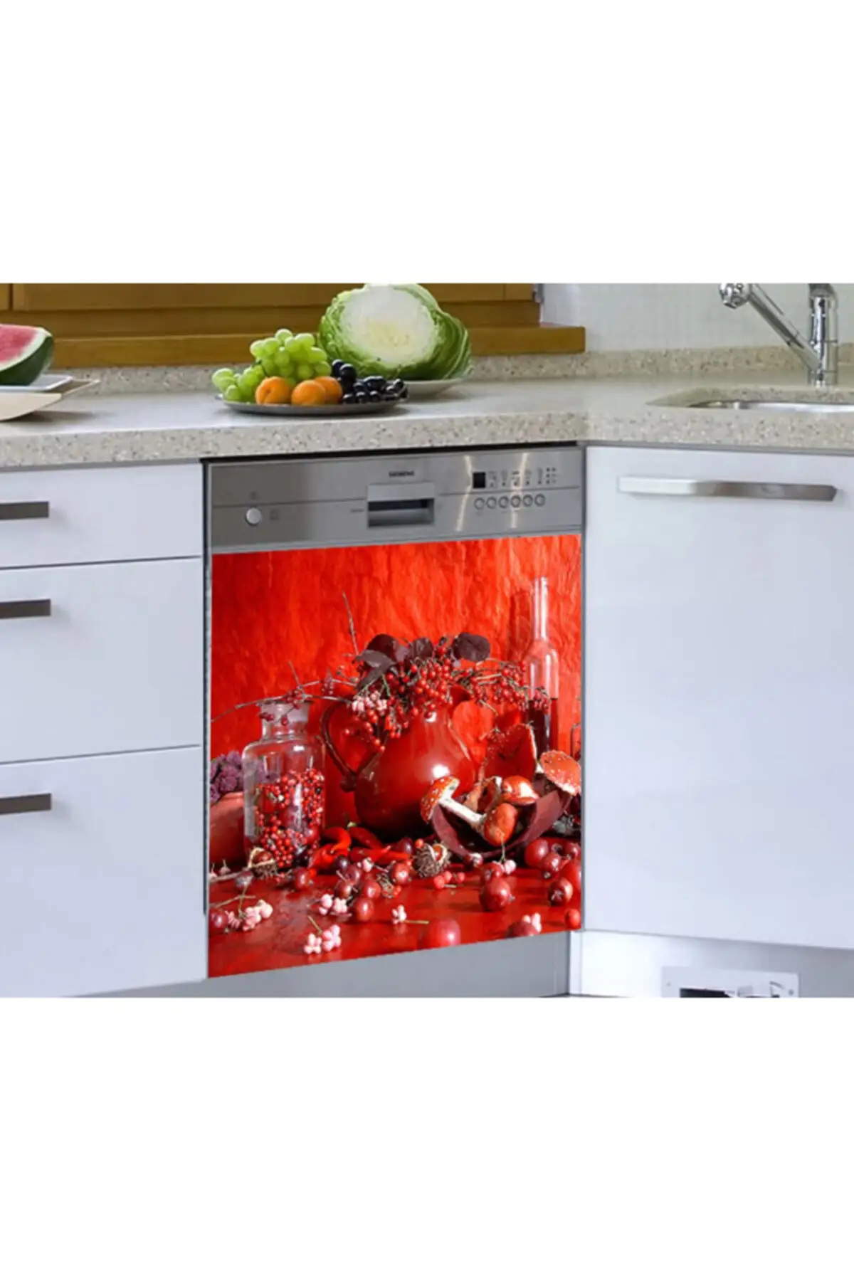 

Red Dish Machine Sticker