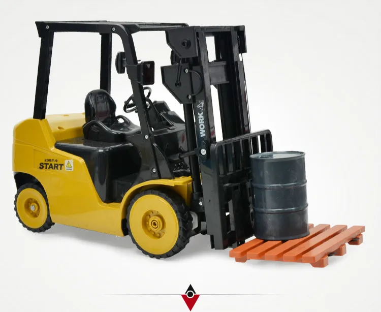 

2020 Forklift Truck 1:8 RC Remote Control Present Toy Holiday Gift Auto Demonstration LED Light Engineering Car Educational Toys