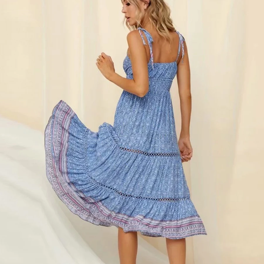 TEELYNN сексуальное платье без рукавов на бретельках с эластичной спиной винтажное