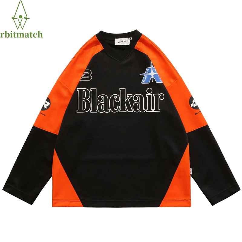 

Свитшот мужской в стиле хип-хоп, пуловер, уличная одежда, винтажный пуловер в стиле оверсайз с надписью, Женский хлопковый Повседневный свит...