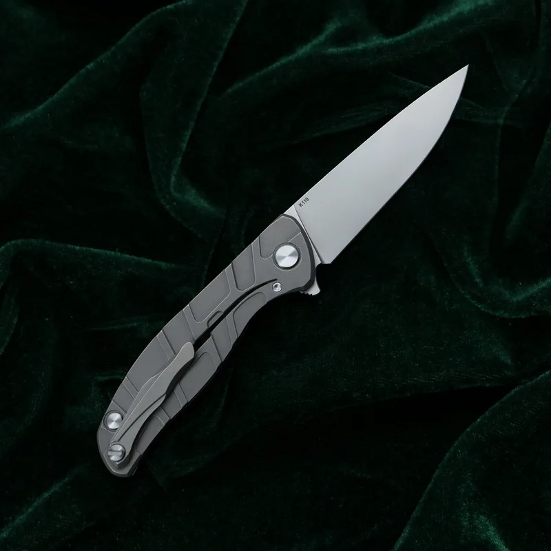 Складной нож Green thorn F95 Flipper карманный кухонный инструмент с титановой рукояткой
