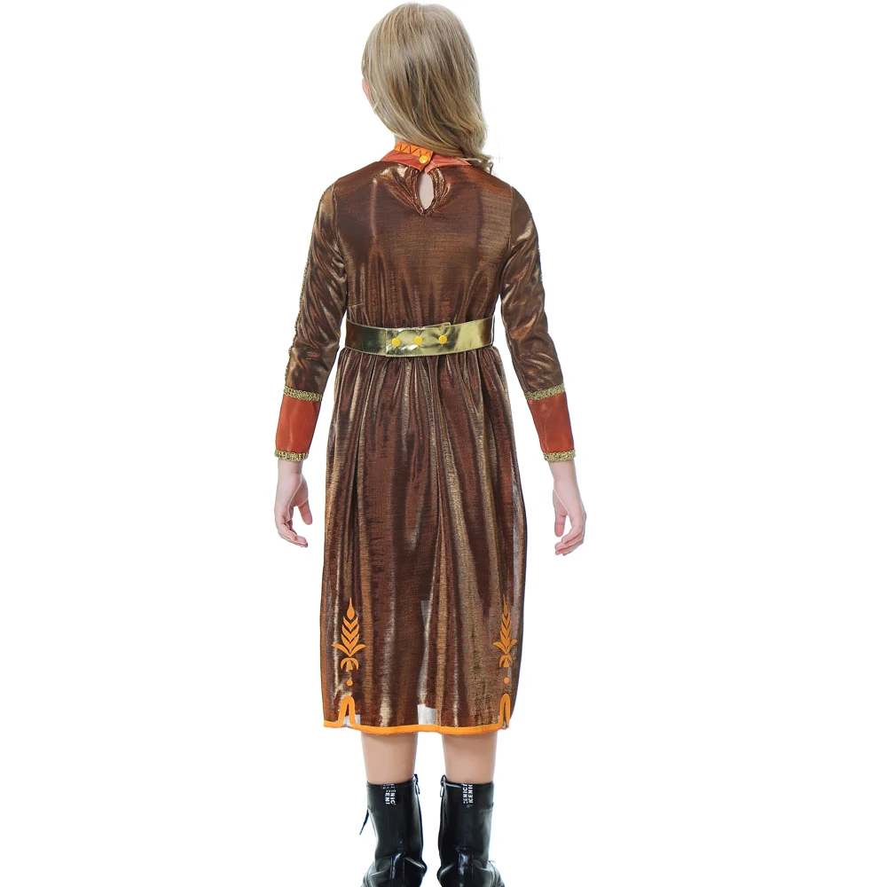 

New Snow Queen Anna Elsa Dress Summer Princess Baby Girl Dress Halloween Cosplay Costume Kids Birthday Party Vestidos Menina Set