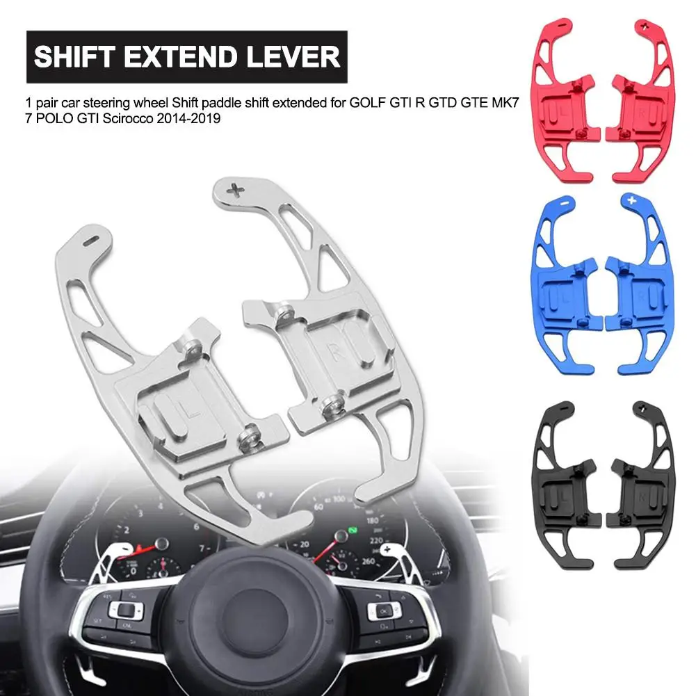 1 пара рулевого колеса автомобиля сдвиг весло Расширенный для GOLF GTI R GTD GTE MK7 7 POLO