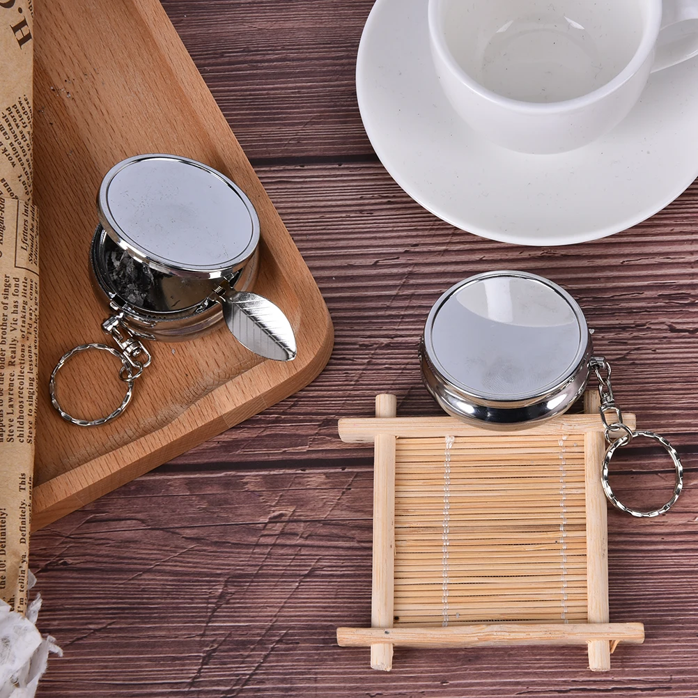 Чехол для таблеток из нержавеющей стали органайзер контейнер лекарств круглый