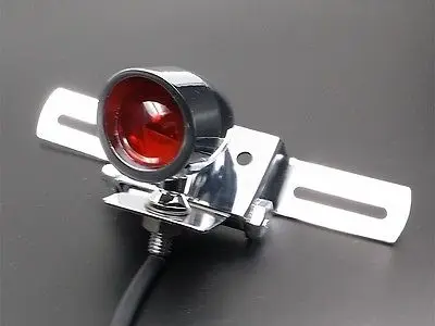 

Хромовая пуля задний стоп ходовой свет лампа для Harley Honda Kawasaki Suzuki Yamaha Кафе Racer Chopper Bobber Cruiser