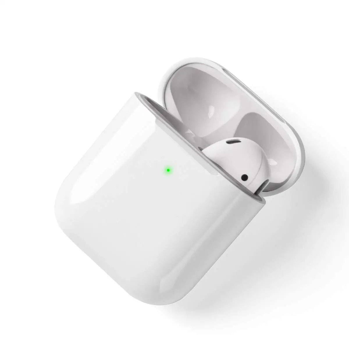 Стандартный беспроводной чехол для зарядки Airpods QI Airpods, чехол для беспроводного зарядного устройства, совместимый с любым беспроводным зарядным устройством