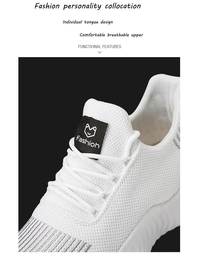 Мужские кроссовки Flyknit Дышащая повседневная мужская обувь Light Large Size Tennis Male Поддержка взрослых Dropshipping 39-47