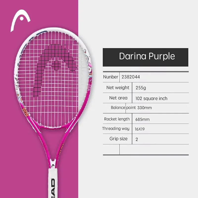 Daring purple Новинка! Оригинальная Теннисная ракетка в Звездном стиле. Профессиональная ракетка для мужчин и женщин. посылка - Цвет: Daring purple