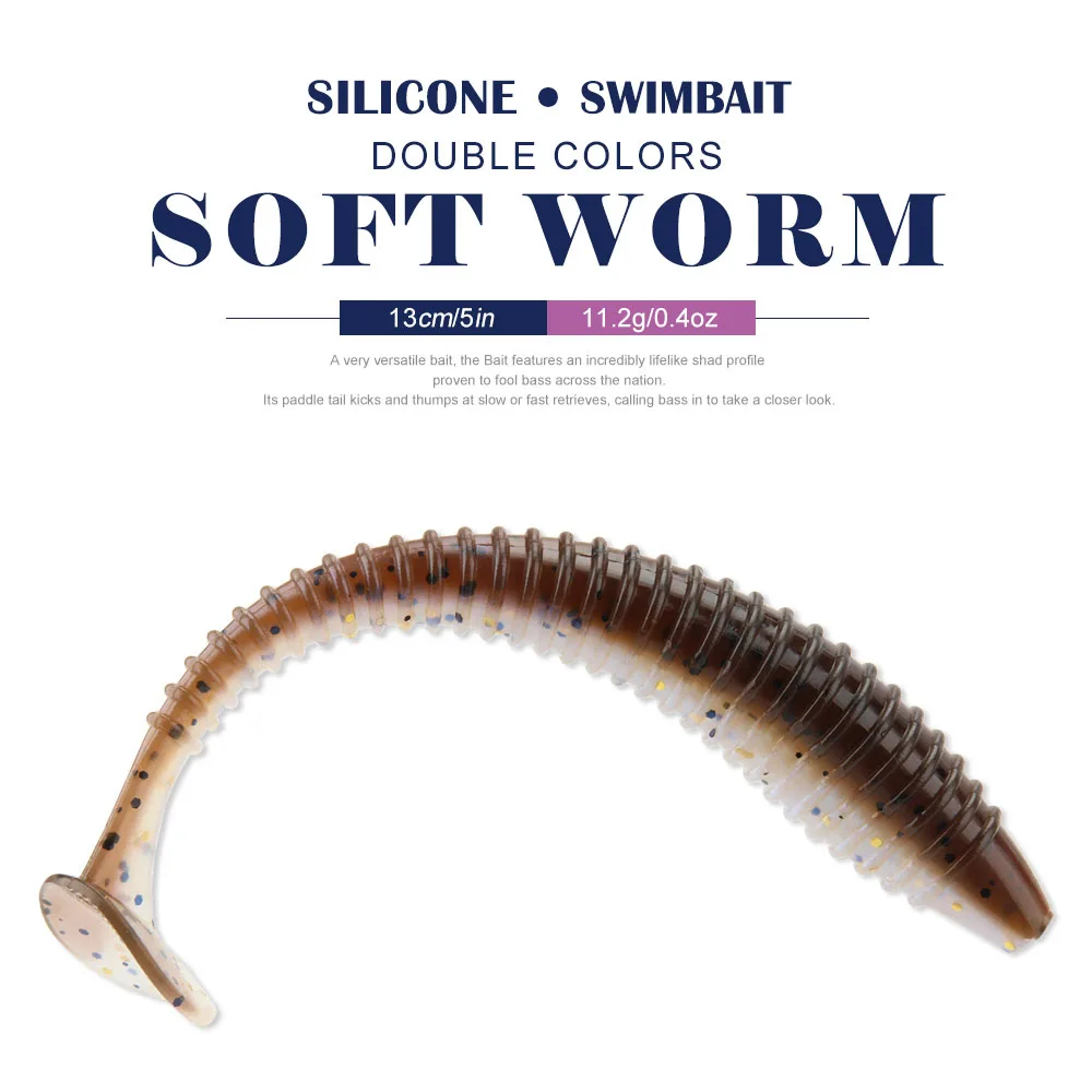 Приманка рыболовная из силикона розовое дерево 13 см/11 г резиновая рыбка | Спорт и