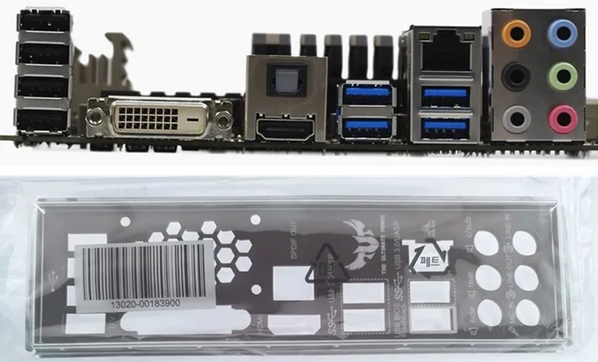 

Новая защитная задняя пластина для материнской платы I/O для грифона Z87, бесплатная доставка