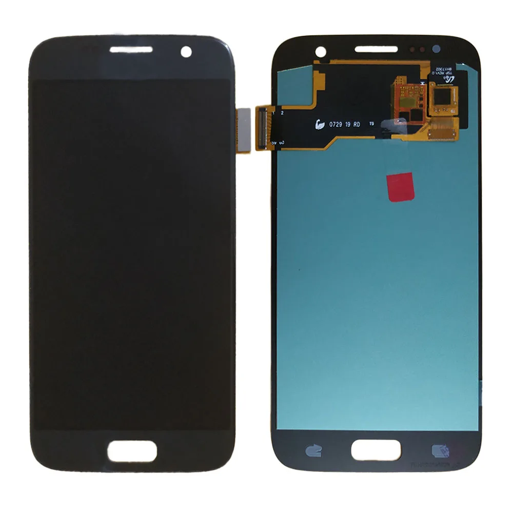 ЖК дисплей G930 AMOLED для Samsung Galaxy S7 G930F сенсорный экран дигитайзер в сборе с рамкой G930T